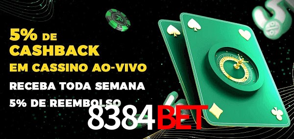 Promoções do cassino ao Vivo 8384bet